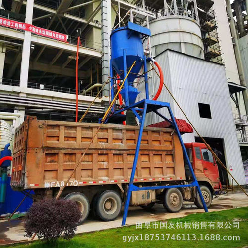 粉煤灰库房清灰机 自吸式机械臂抽灰机 圆筒库水泥装车设备厂家
