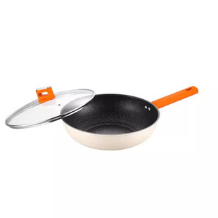 德世朗  锦“橙”精铁不粘炒锅  DFS-C936