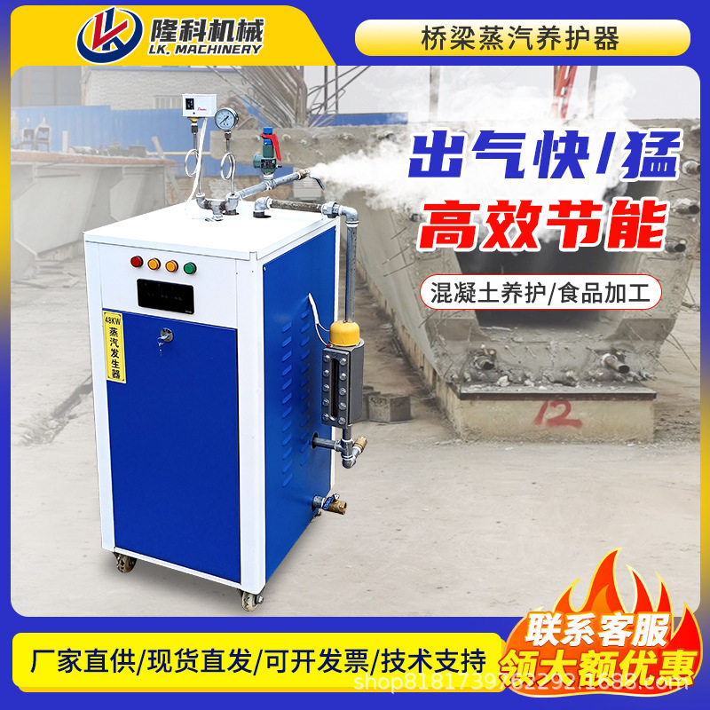 桥梁养护器混凝土蒸汽养护机器电加热箱梁场养生锅炉蒸汽发生机器