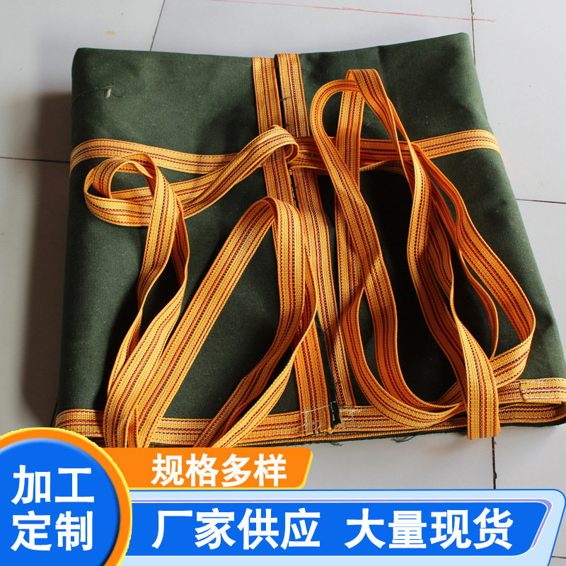 帆布吨袋 防雨刀刮布吨袋 帆布集装袋承重吨袋工地装沙子吊装袋