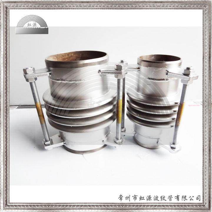 不锈钢波纹膨胀节补偿器伸缩节带拉杆式接管连接