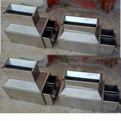 机械缩分二分器密封槽式不锈钢二分器矿样等量缩分设备