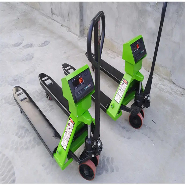 CBY-AC1.5手动液压搬运叉车操作简单使用方便电子秤叉车