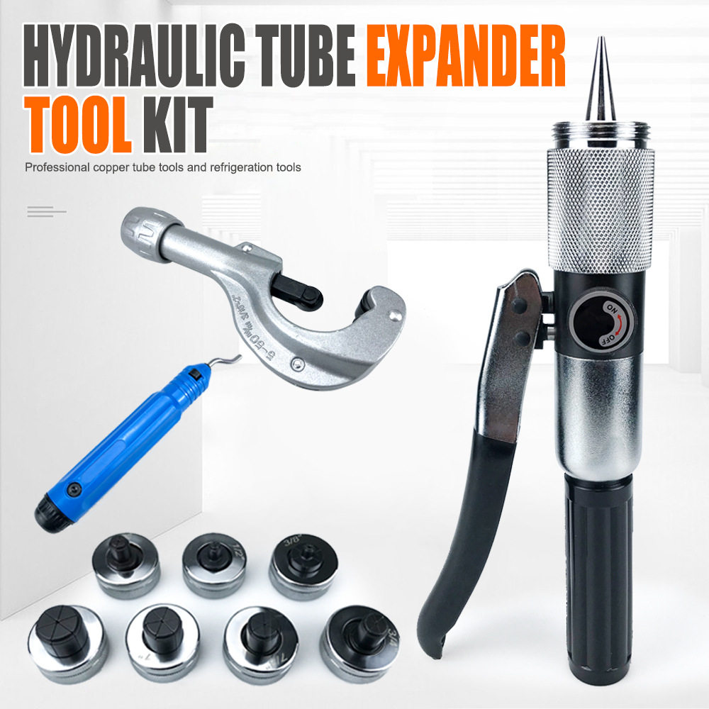 铜管液压胀管器 10-28mm直筒口杯型口涨管器 配CT-107 10-28mm