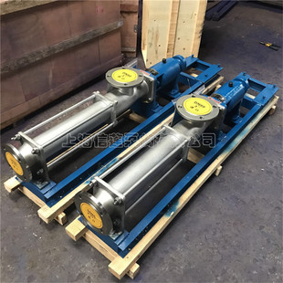 污水螺杆泵 G40 5.5kw 污水污泥螺杆泵 不阻塞螺杆泵