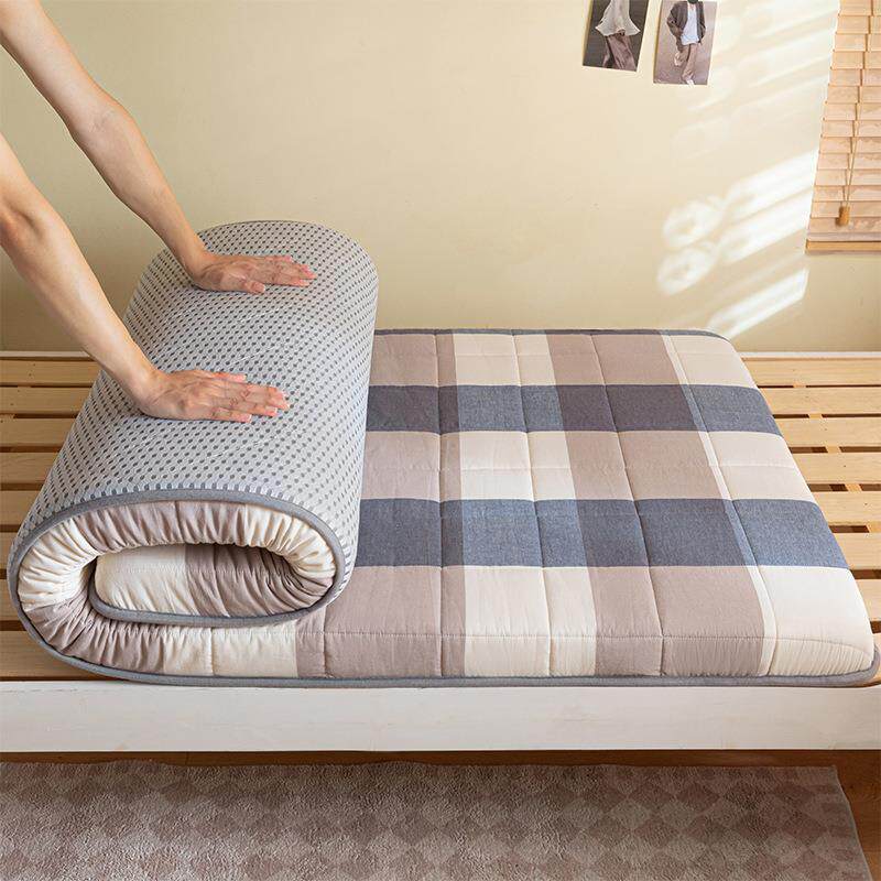 A类全棉水洗棉棉花记忆棉纤维混合加厚软垫床垫学生宿舍单人折叠