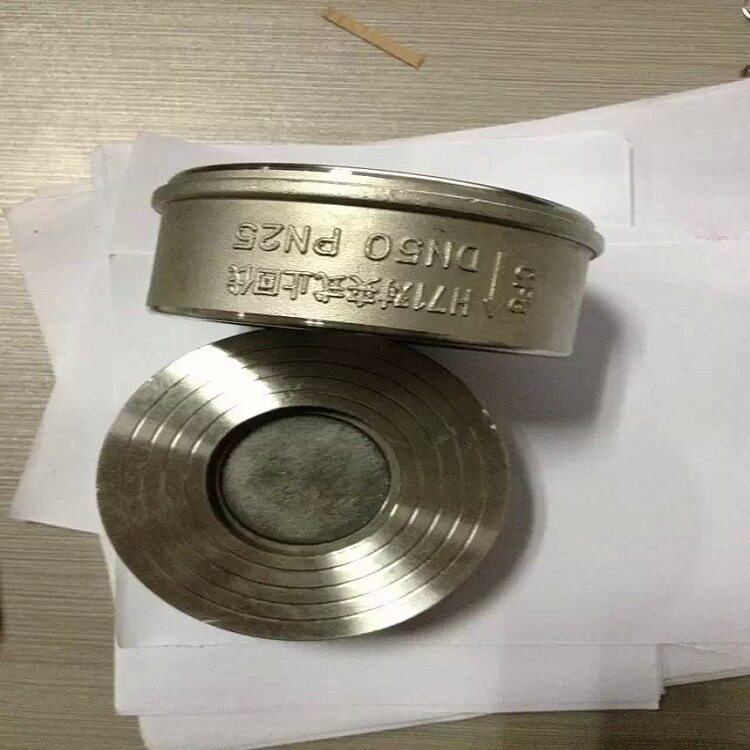 橡胶瓣止回阀 H44X-16Q法兰卧式止回阀 球铁旋启式止回阀图片