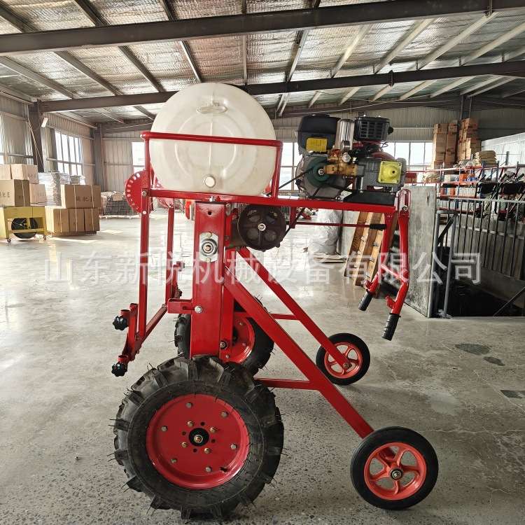 新款手扶自走式打药机 农用手推打药车 蔬菜种植喷药机