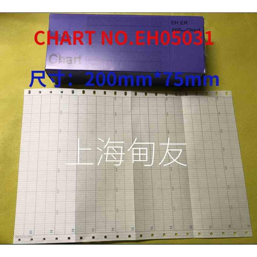 200*75折叠式仪表温度记录纸 EH-05031CHINO CHART NO.ET-102