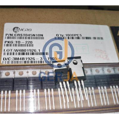 华润微CRST045N10N TO-220场效应MOS管120A 100V 3.6mΩ全新原装