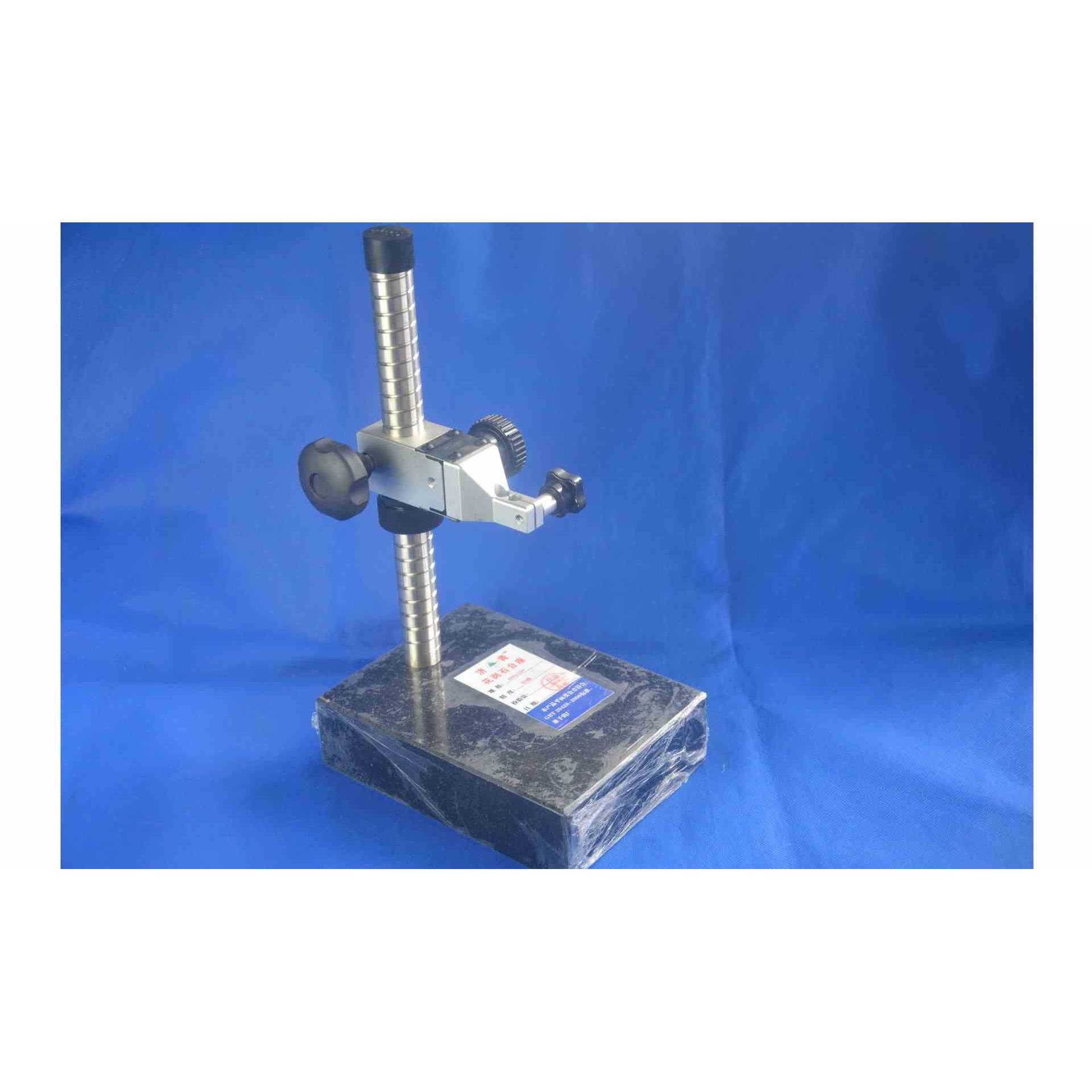 大理石比测台高度规 带微调螺纹杆测量台数显千分表测量台带光杆