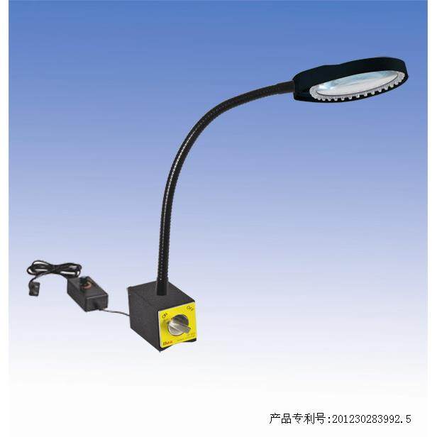 磁性底座机床照明可调节台式放大镜led灯5-8倍防静电磁力PD-032B