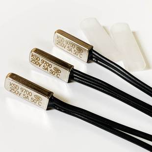 温度开关常开/常闭9700K45℃-150℃铁头塑封头系列电机电源温控器