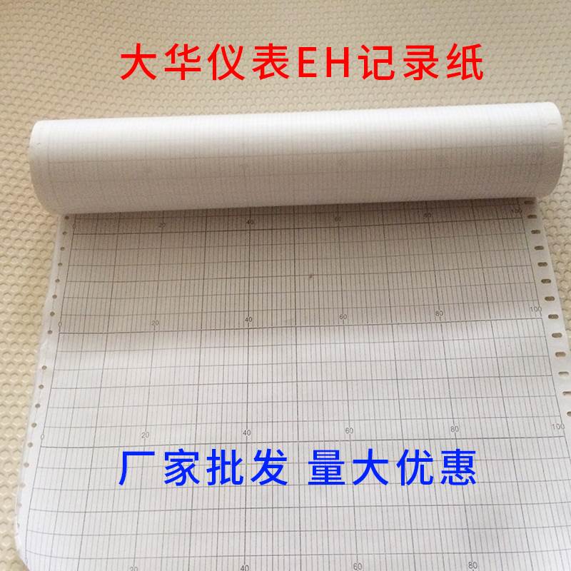 大华EH仪表记录纸EH-100温度表格打印记录纸长型XWFJ-300记录纸