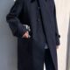 中长款 冬季 风衣外套男年子呢休闲 韩版 英伦风2023加厚毛呢大衣新款