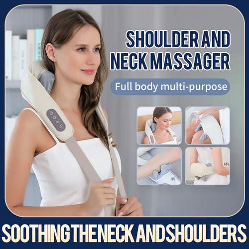 Household electric kneading massage shawl neck massager按摩