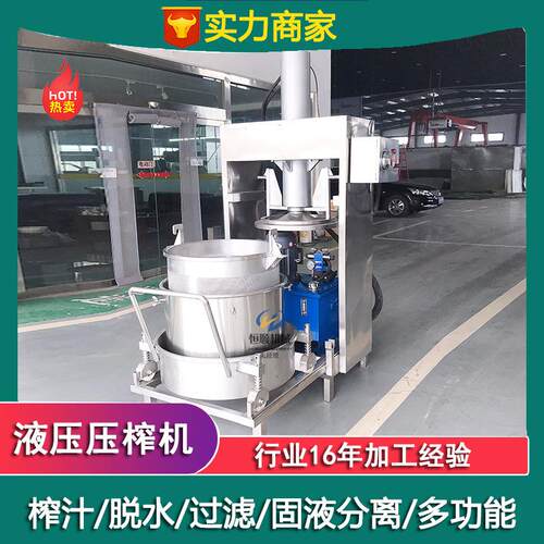 传统工艺酿造黄酒糟压酒机 梨汁酿酒取汁压滤机 冰葡萄汁压榨机