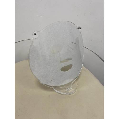 可拆装面膜展示架陈列架亚克力弧形透明架蚕丝纸湿无纺布摆放架子