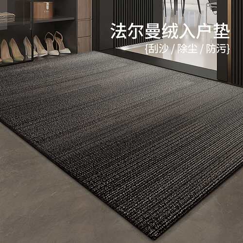 高级感入户门地垫大门口防滑脚垫玄关耐脏除尘可裁剪家用垫子地毯