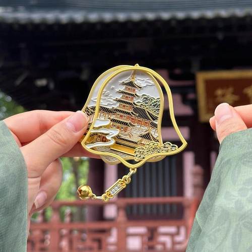 苏州冰箱贴磁铁寒山寺狮子林系列互动金属冰箱贴文创旅游纪念品