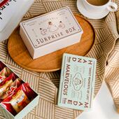 2024高档方形曲奇饼干铁盒子烘焙太妃牛轧糖果送礼物手提空包装 小