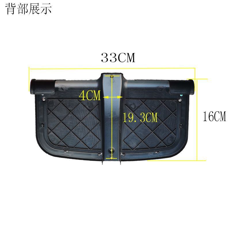 快递电动三轮车改装收纳盒前置储物箱货运三轮车置物收纳盒