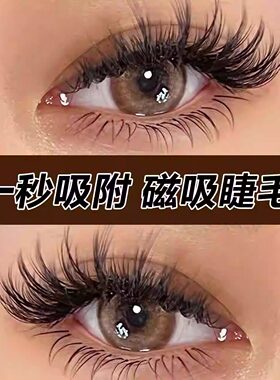 【一夹吸附】磁吸假睫毛一体盒新款小恶魔睫毛浓密日韩自然眼睫毛
