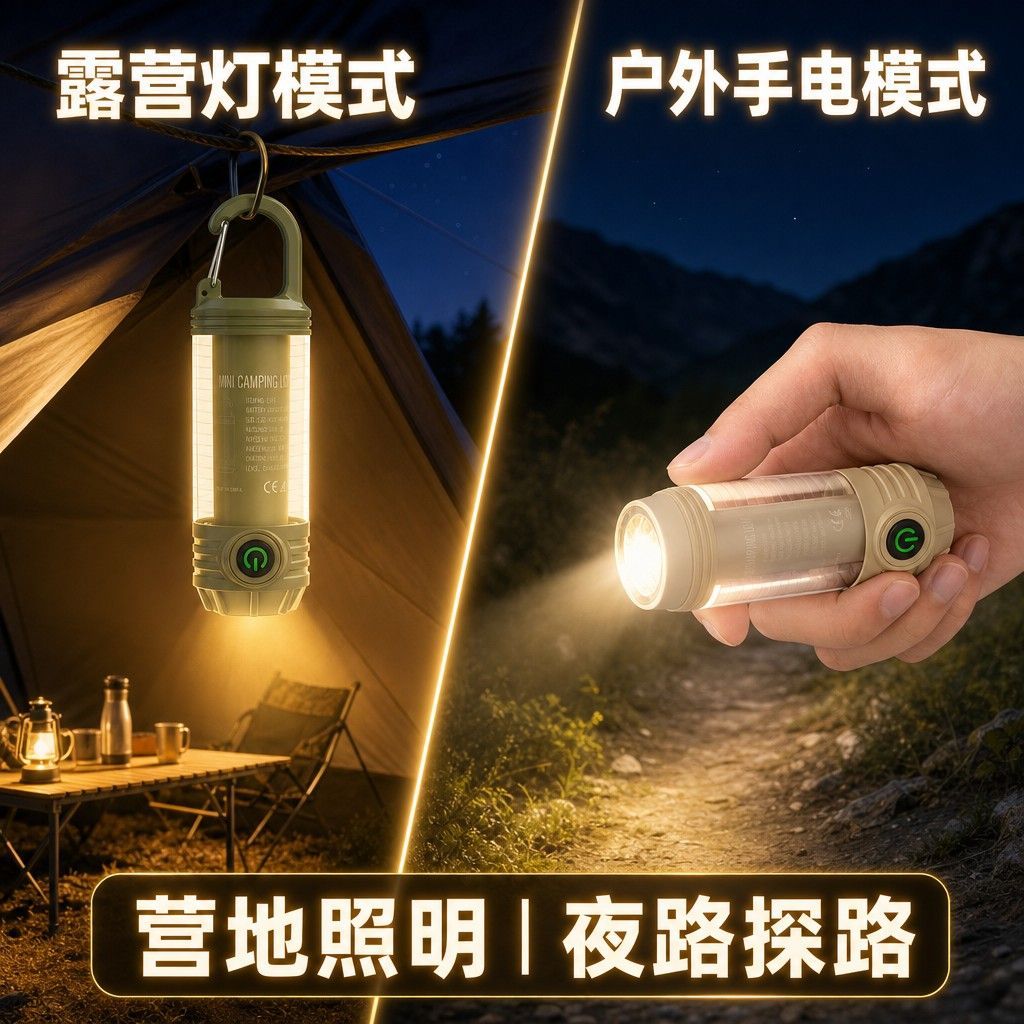 户外手提灯应急手电筒爆