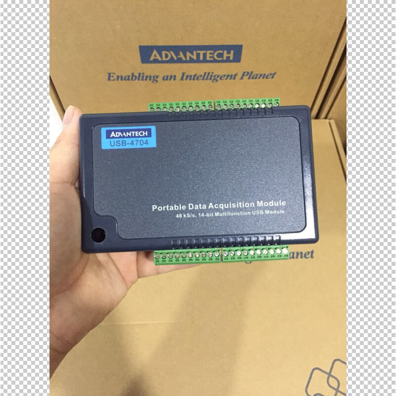 8通道模拟输入台湾研华采样率达48kS/s USB-4704-AE多功能USB模块