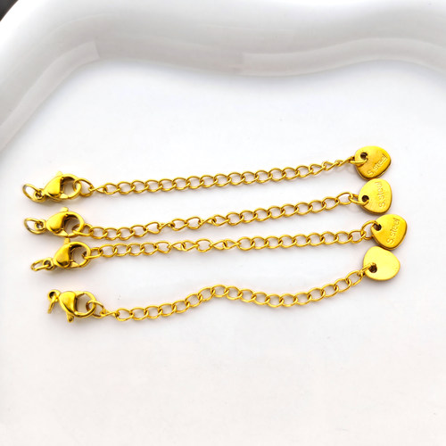 润钢饰品不锈钢 延长链组装龙虾扣尾链DIY项链手链饰品