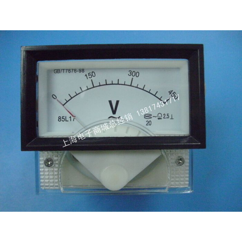 。85L17 450V交流电压表指针式电压表面板表