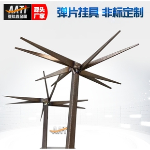 亚钛鑫厂专业电镀电解氧化挂具制作 采用1.5厚70MM长的针焊接而成