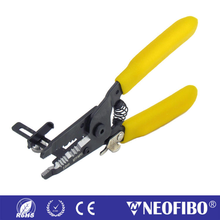 厂家供应剥线钳 MPO多芯7孔光缆剥外皮剥外护套多功能剥线钳