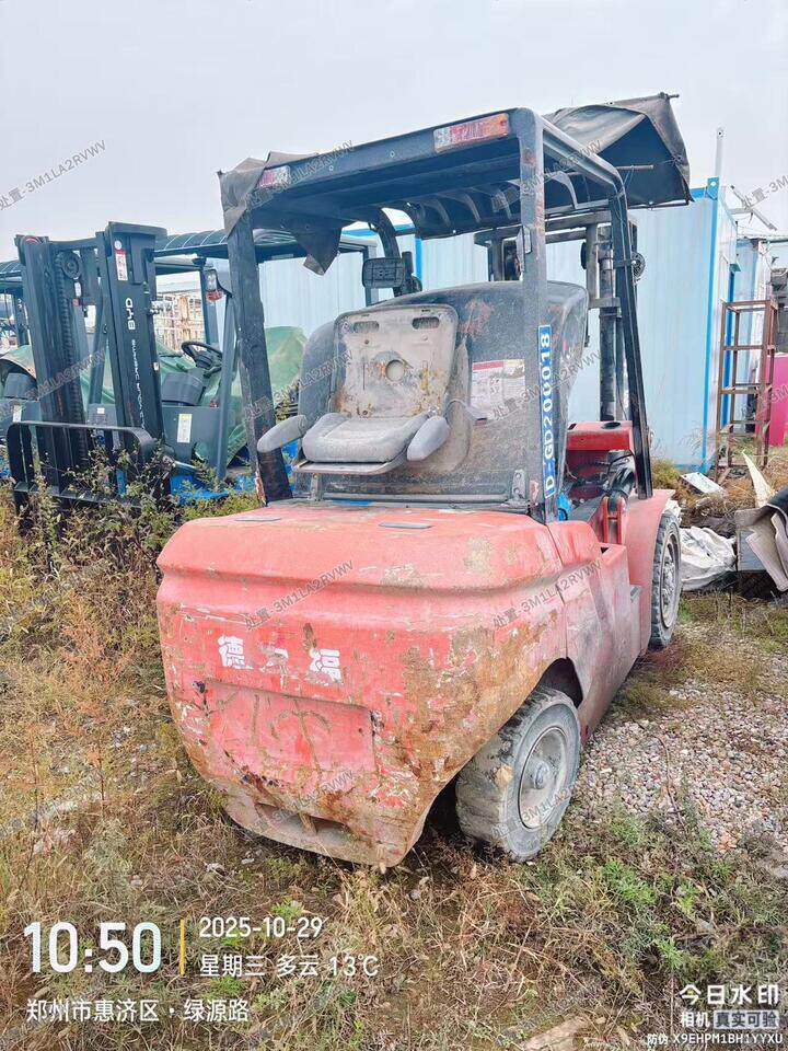 4月9日郑州227德力福CPD平衡重式叉车CPD35-308001095【GCJX】网络拍卖公告