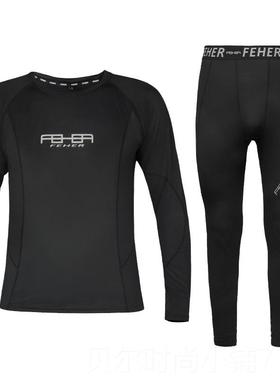 新款fehe车r摩托车行滑衣男夏季速衣机车紧身内衣骑女款干赛骑行