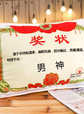 新款师节制奖抱枕头状教被子老公婆七夕节送男女朋友浪定漫的生日