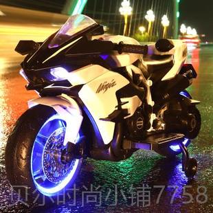 电动两童轮摩托车2 新款 6岁小孩电瓶儿车充电孩可坐人5玩具男生日