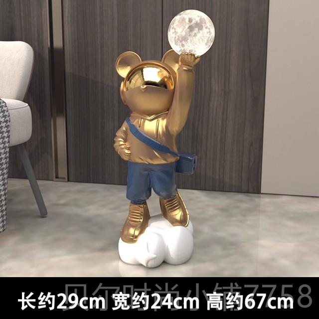 新款大型礼落地招猫客厅家居装饰品创意摆件搬家开礼物乔迁财新业