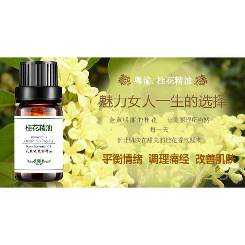新款护纯花桂精油单方肤护面部天然正品香薰车载美容院按摩发保湿