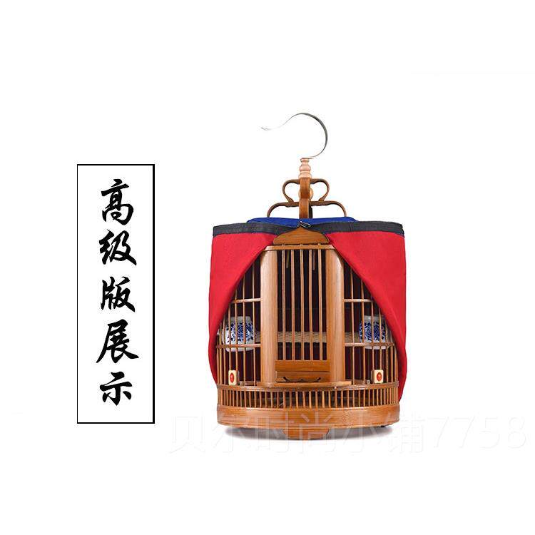 新款生头老画眉鸟笼鸟笼竹川笼贵州笼子凯里笼大鸟号竹手工八哥鸟