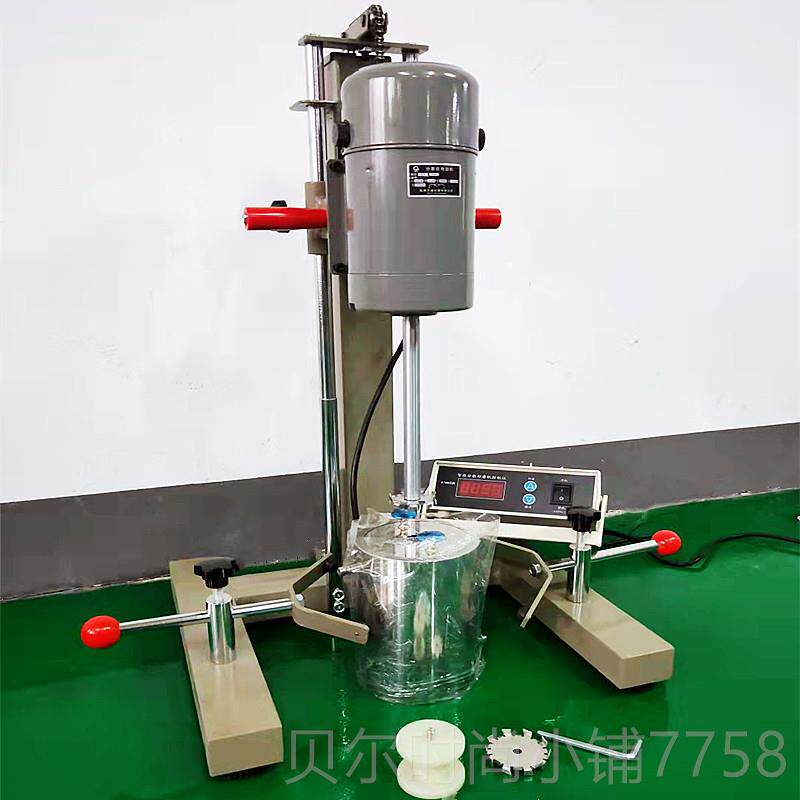 新款智能实验室打小样自动液研分散FS-40磨0体D机数显高速分散搅