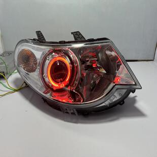 议价五菱宏光s大灯升级led双光透镜+天使眼总成一套！改完实
