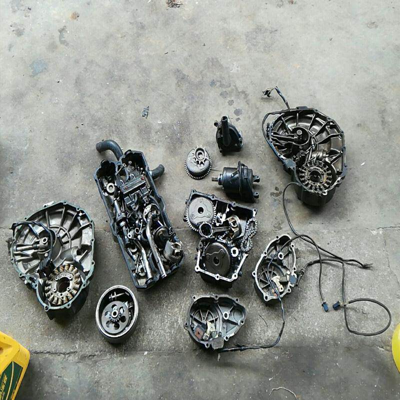 议价二手拆车94cb400发动机配件箱体超越离合器水泵启
