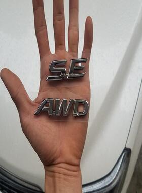 议价10-20年款 丰田塞纳后尾标 车标 SE AWD LT