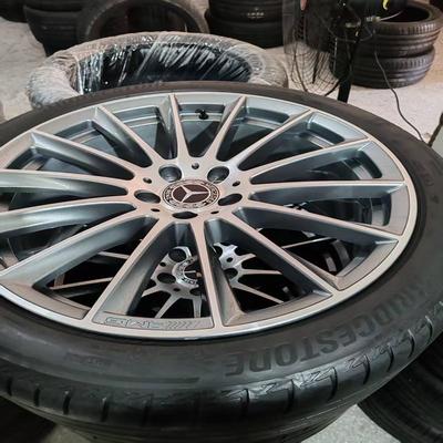 议价刚拆下一套20寸奔驰s450轮毂带胎一套 新款S450原