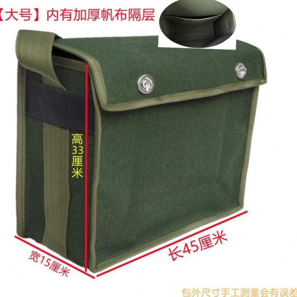 木工耐磨帆布兜工袋子水大号子多功能双层加厚工具包挎包电工包瓦