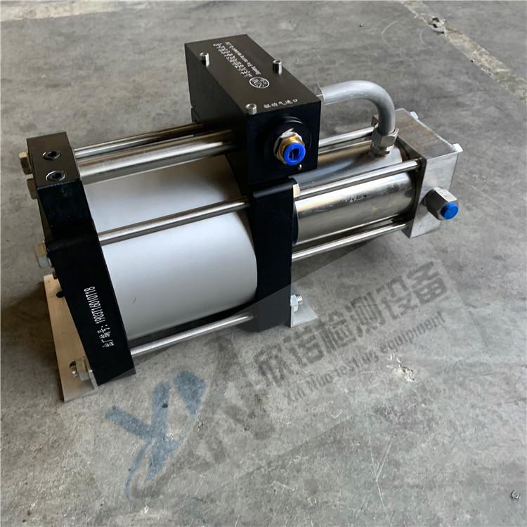 高压防爆无泄漏不锈钢缸体气动气体增压泵厂家现货售氢气增压泵