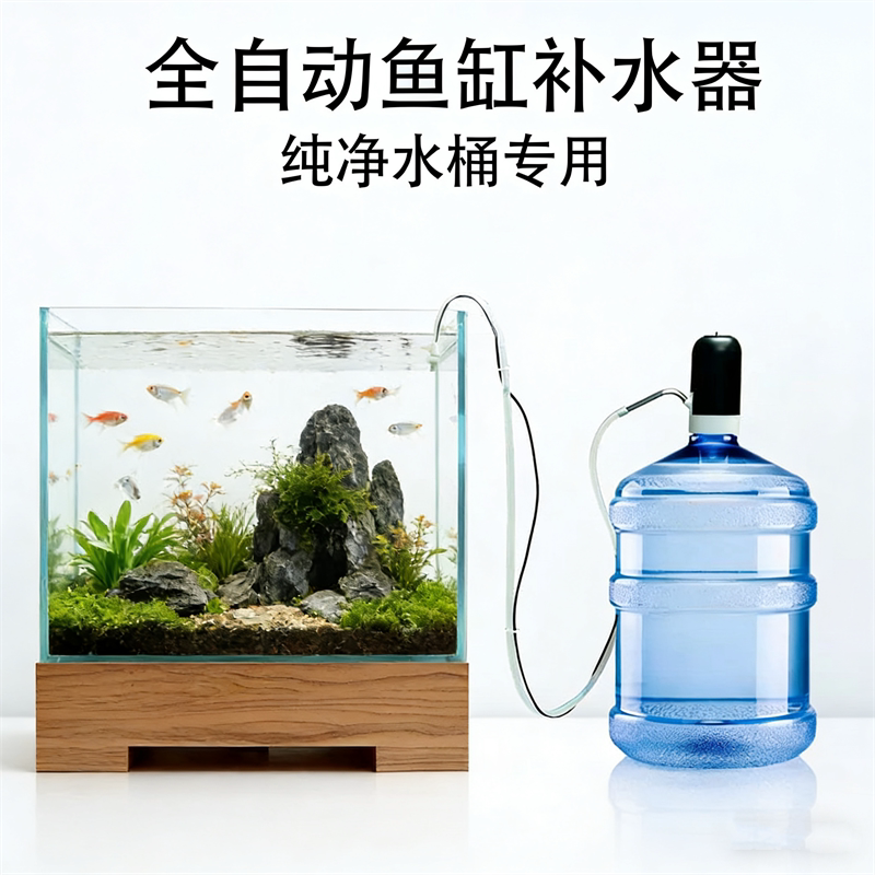 全自动鱼缸补水器纯净水桶专用水位控制器鱼缸缺水自动加水装置