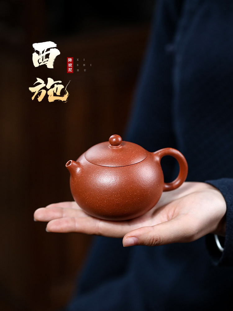 缘壶结社宜兴紫砂壶名家全手工原矿降坡泥西施壶功夫茶具泡茶壶