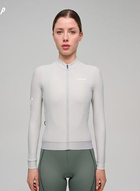 【秋冬新色】MAAP 女士 Training 系列 加绒长袖骑行服 冰川灰